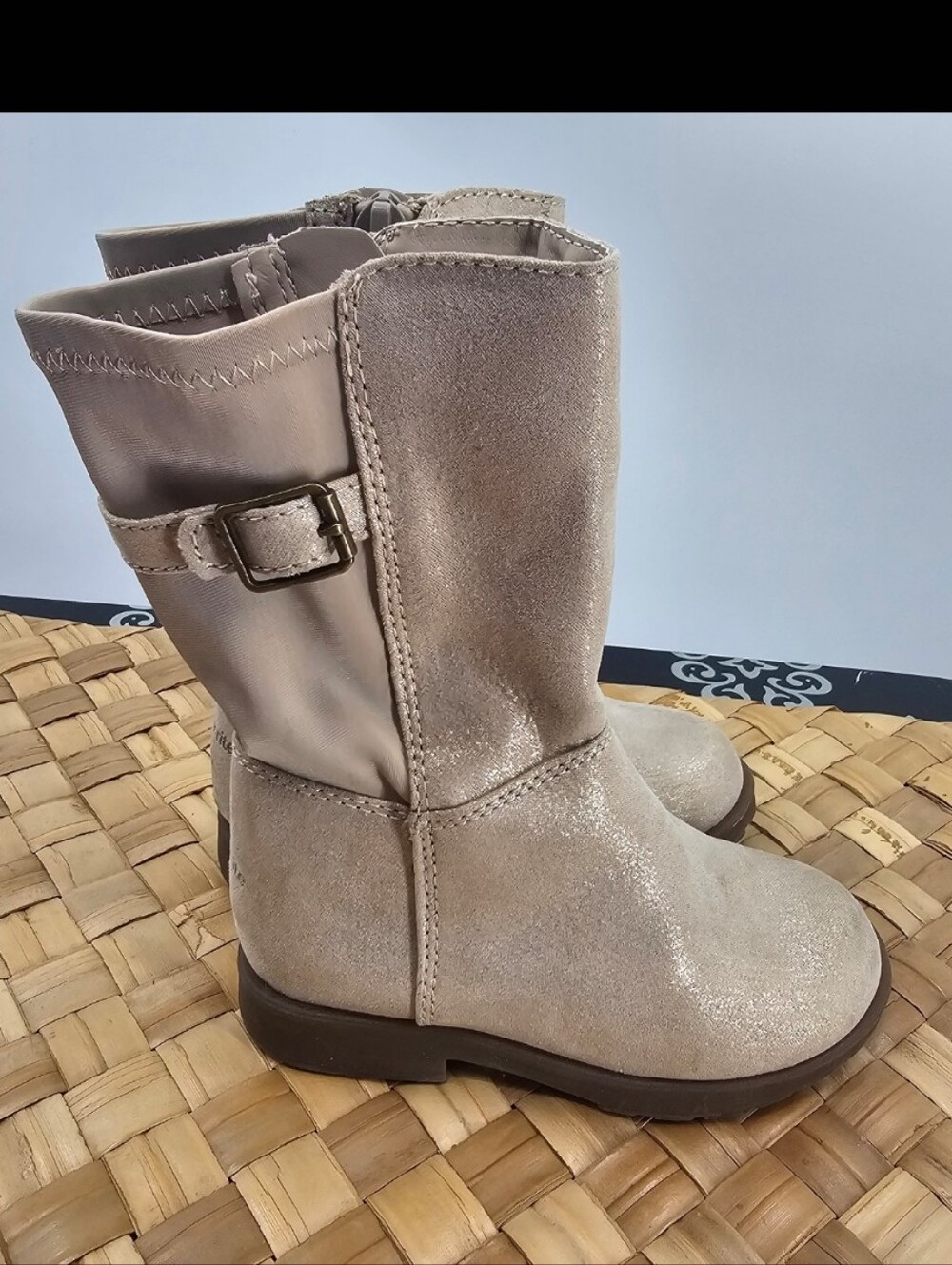 Stride Rite Tan Riding Boots Size 7.5W - Picture 10 of 12